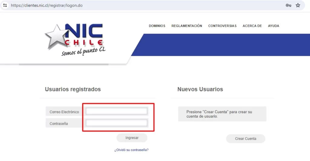 Ingrese su correo electrónico y contraseña