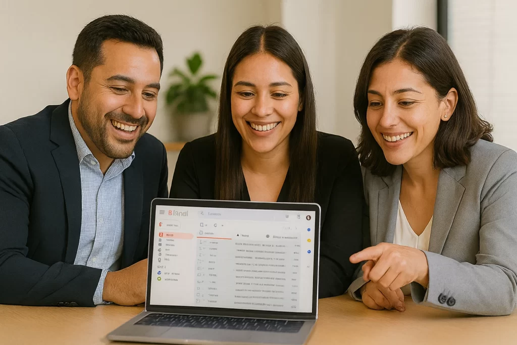 Correos Corporativos con Gmail, Outlook, Thunderbird en Chile. punto CL punto COM