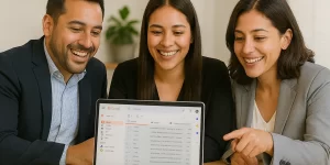 Correos Corporativos con gmail outlook thunderbird profesionales en Chile punto CL y punto COM