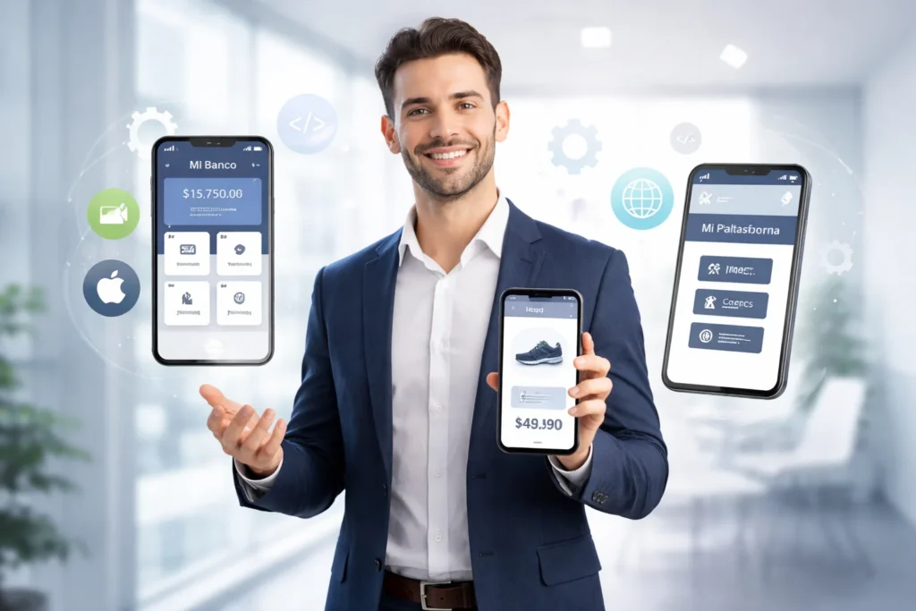 Tipos de aplicaciones móviles nativas, híbridas y web apps (¿Cuál elegir en 2026)